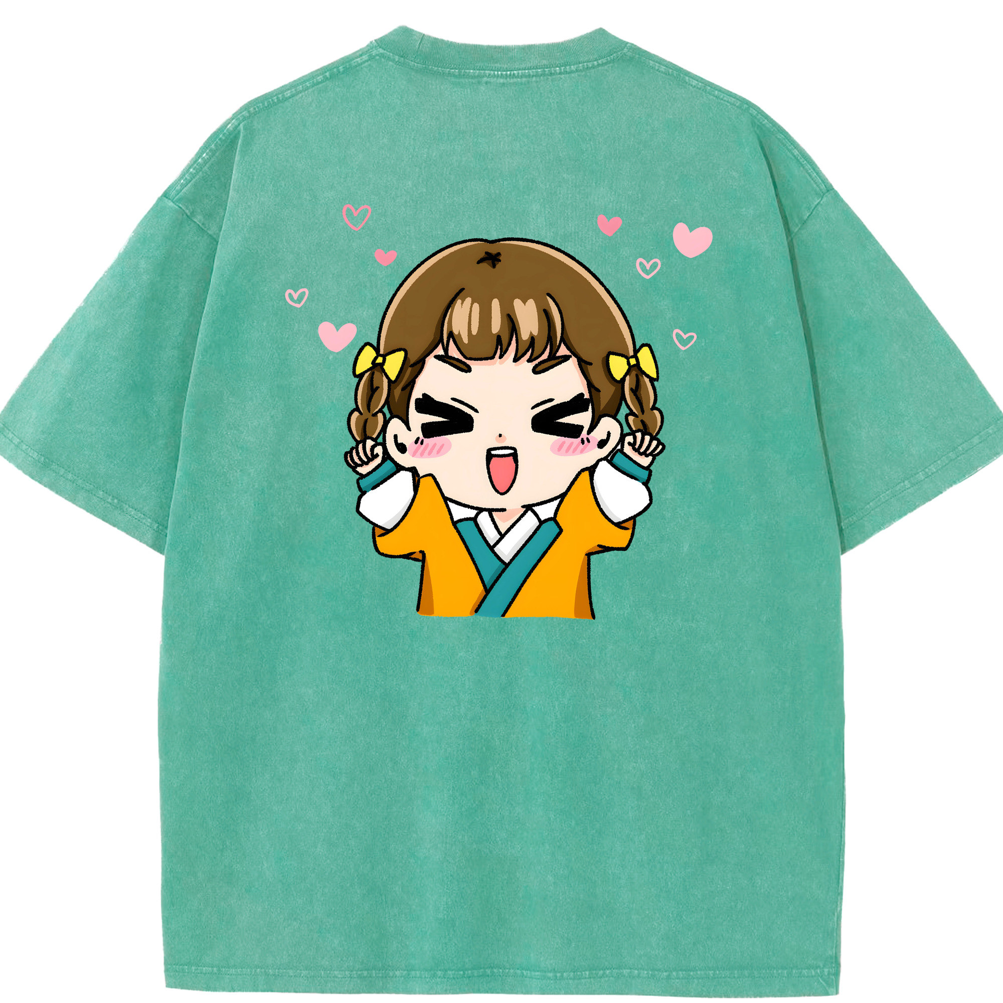 （画像用） 薬屋のひとりごと The Apothecary Diaries 綿100% ヴィンテージ風 半袖Tシャツ（背面プリント）